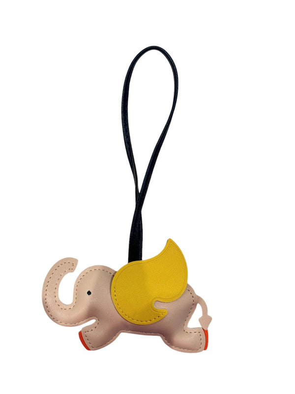 ELEPHANT BAG CHARM NUDE