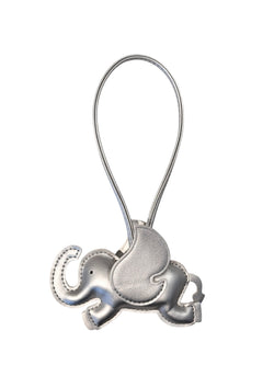 ELEPHANT BAG CHARM SILVER