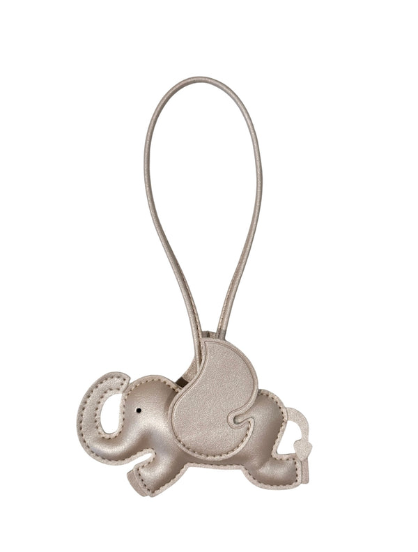 ELEPHANT BAG CHARM SPARKLED SAND