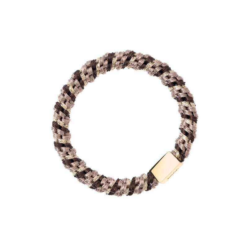 FAT HAIR TIE CHOCOLATE BROWN MIX