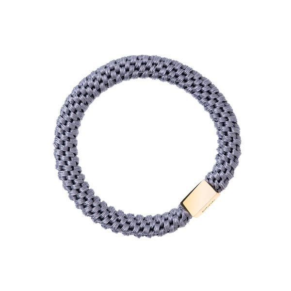 FAT HAIR TIE STEEL BLUE