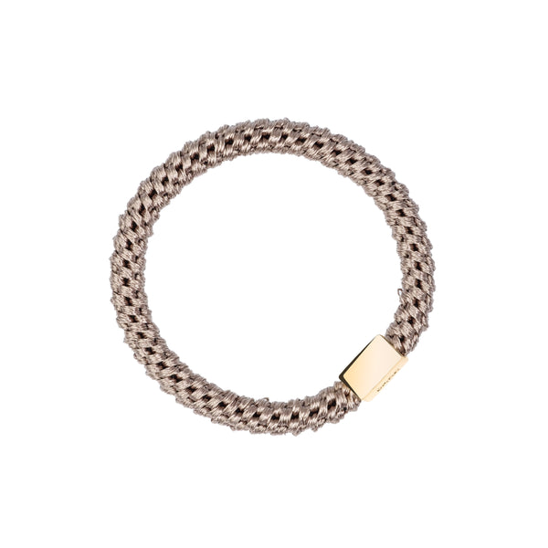 FAT HAIR TIE WARM TAUPE