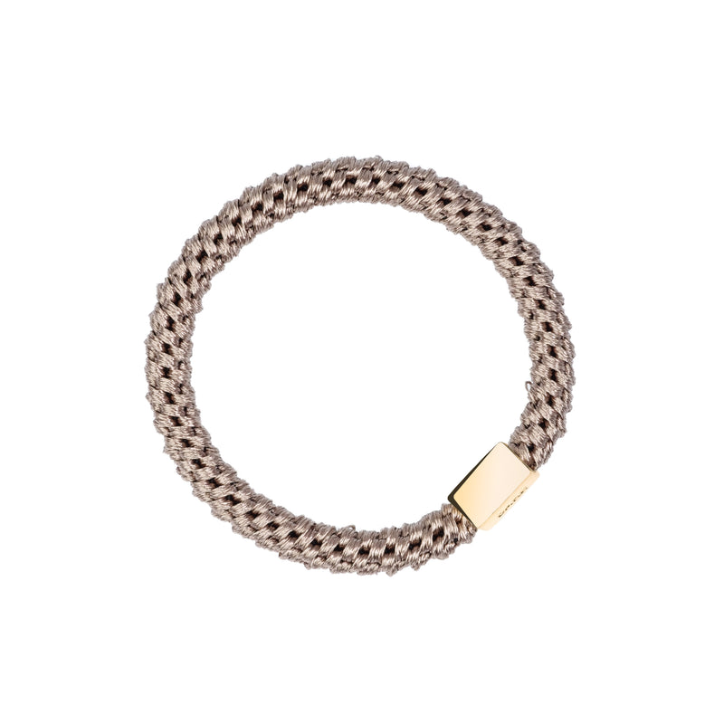 FAT HAIR TIE WARM TAUPE