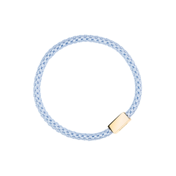 FAT HAIR TIE THIN LIGHT BLUE