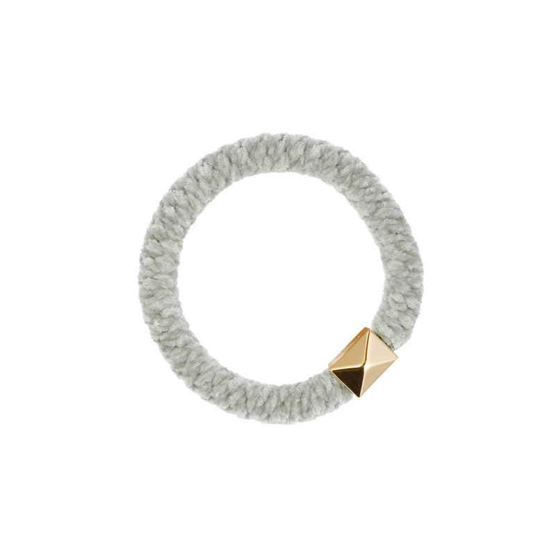 FLUFFY FAT HAIR TIE MILIEU GREEN