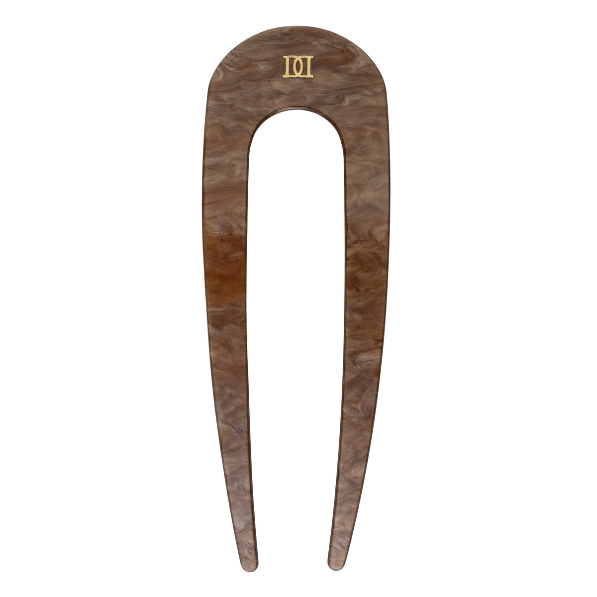 FRENCH HAIR PIN CHOCOLATE BROWN