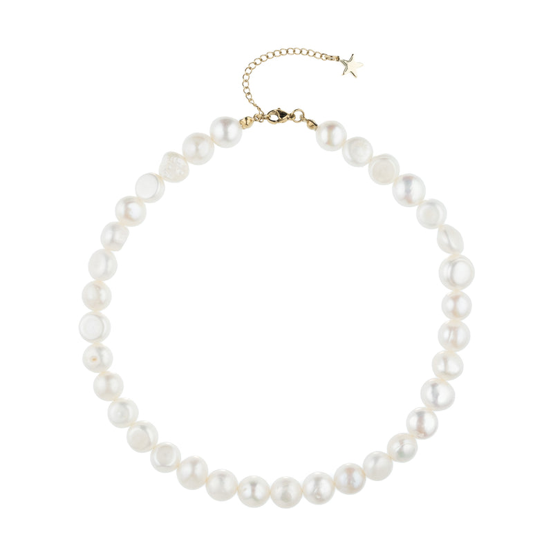 FRESH WATER PEARL NECKLACE 12 MM 40 CM