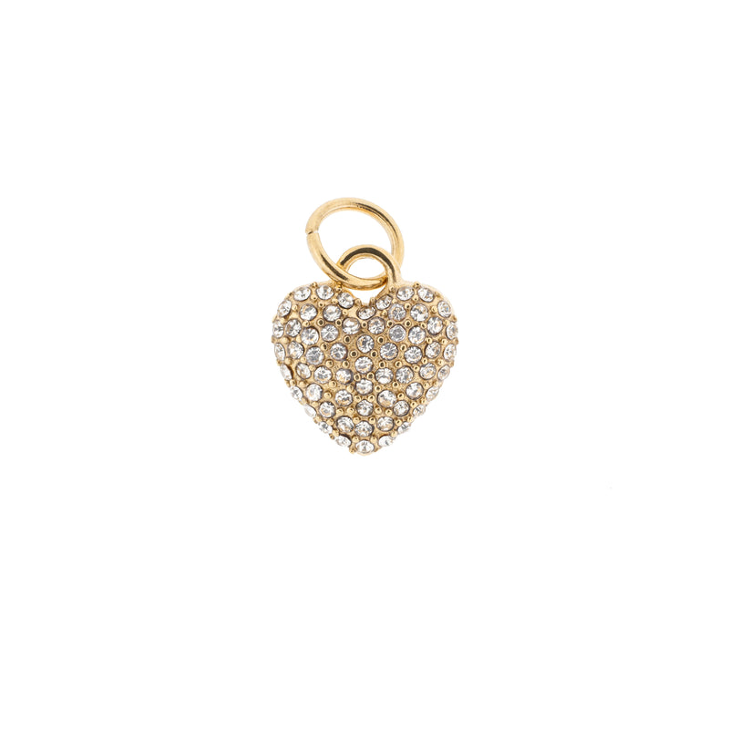FULL BLING CHUNKY HEART PENDANT