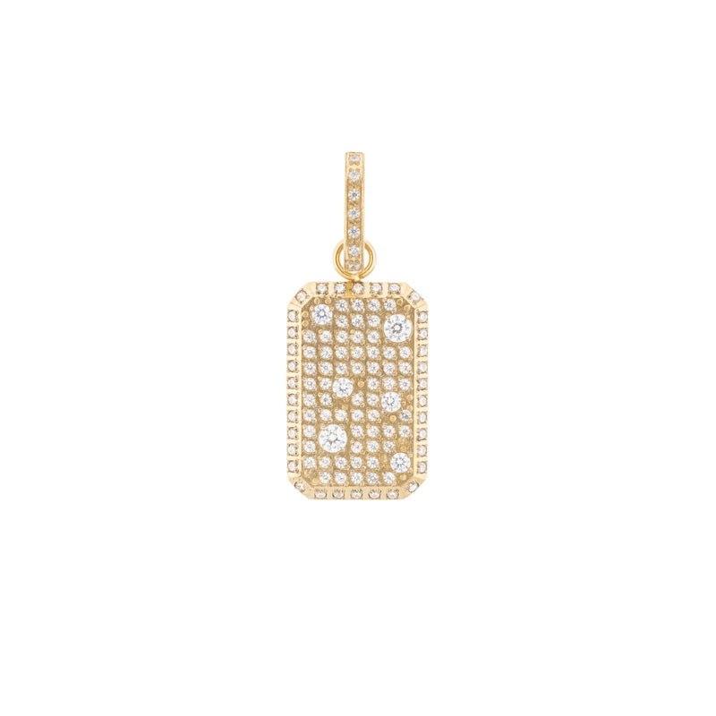 FULL BLING PLATE PENDANT