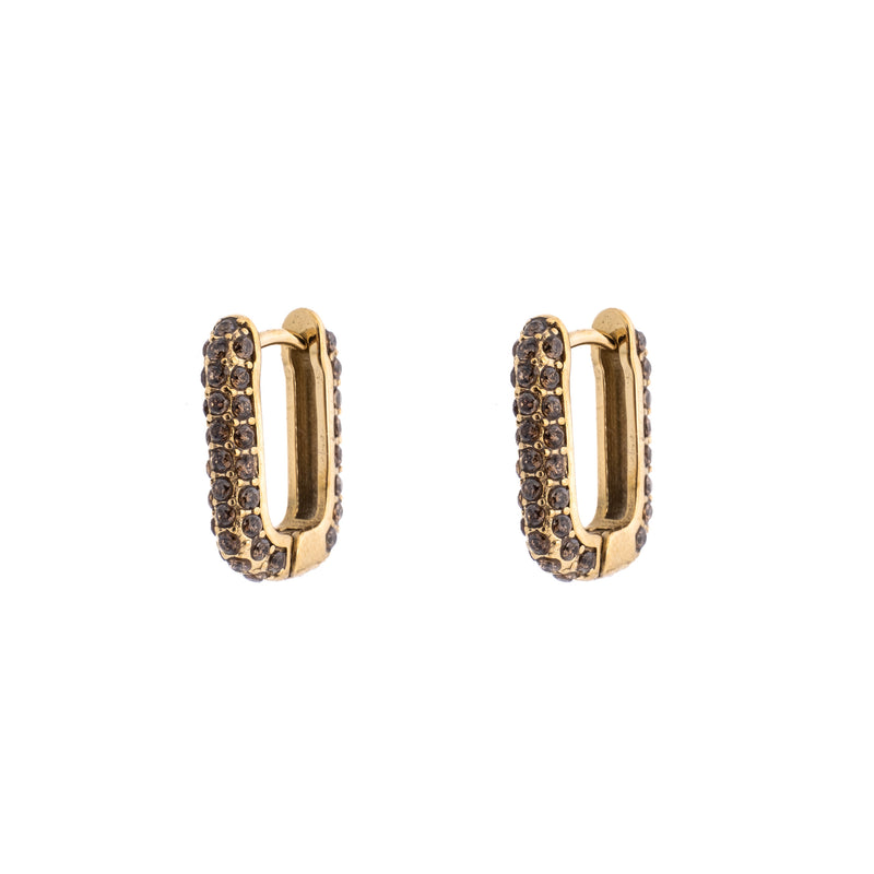 FULL BLING SQUARE HOOPS