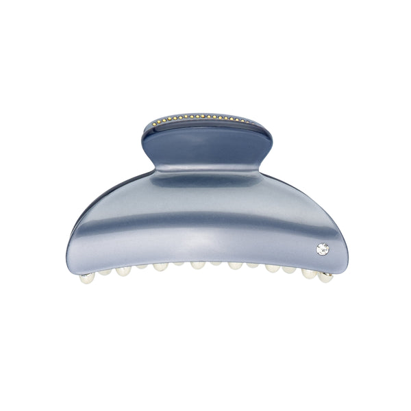 HAIR CLAW LARGE GRISALLE BLUE