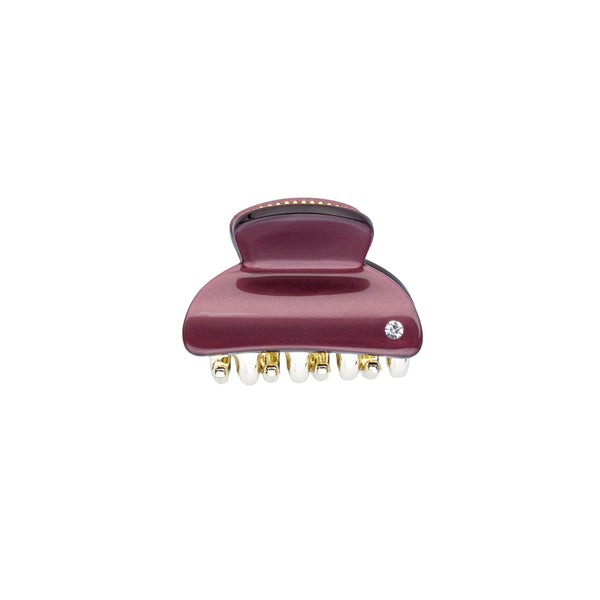 HAIR CLAW SMALL MAROON