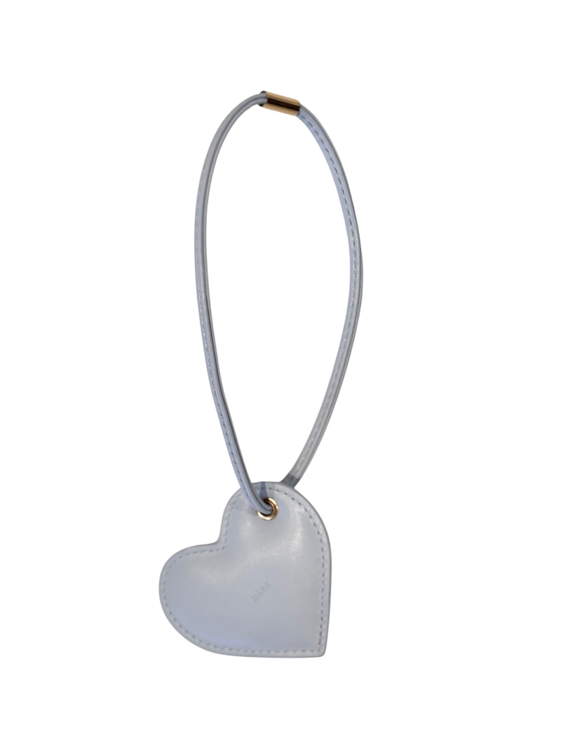 HEART BAG CHARM COOL BLUE