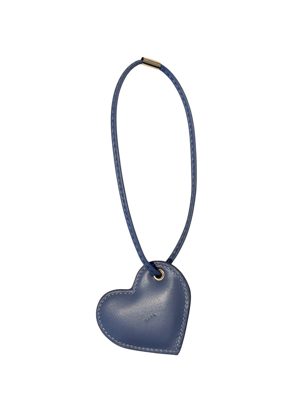 HEART BAG CHARM GRISALLE BLUE