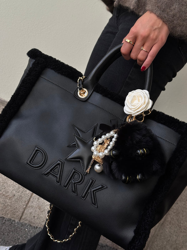 BUNNY BAG CHARM BLACK