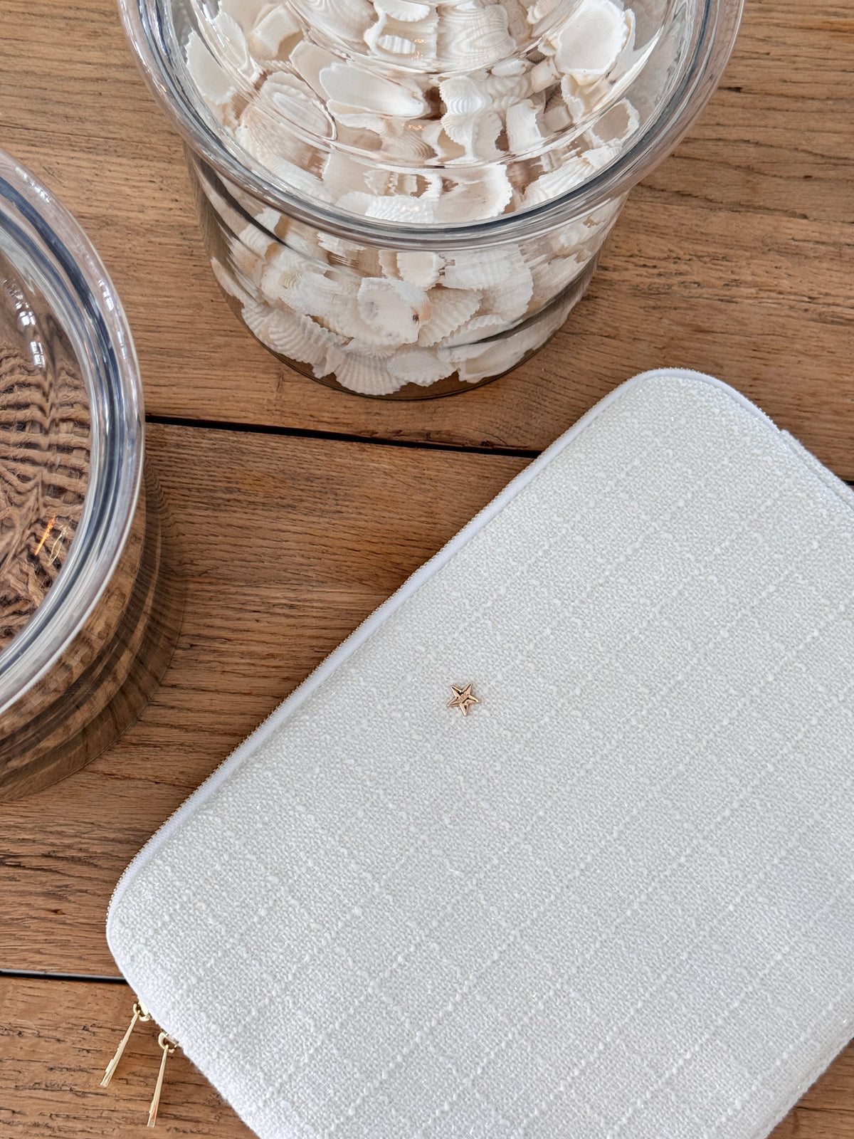 TWEED MAC COVER OFF WHITE