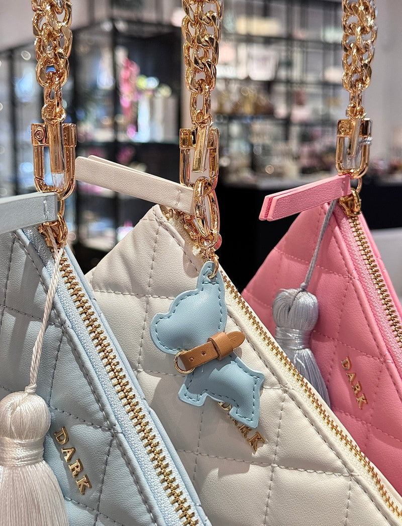 PUPPY BAG CHARM BLUE