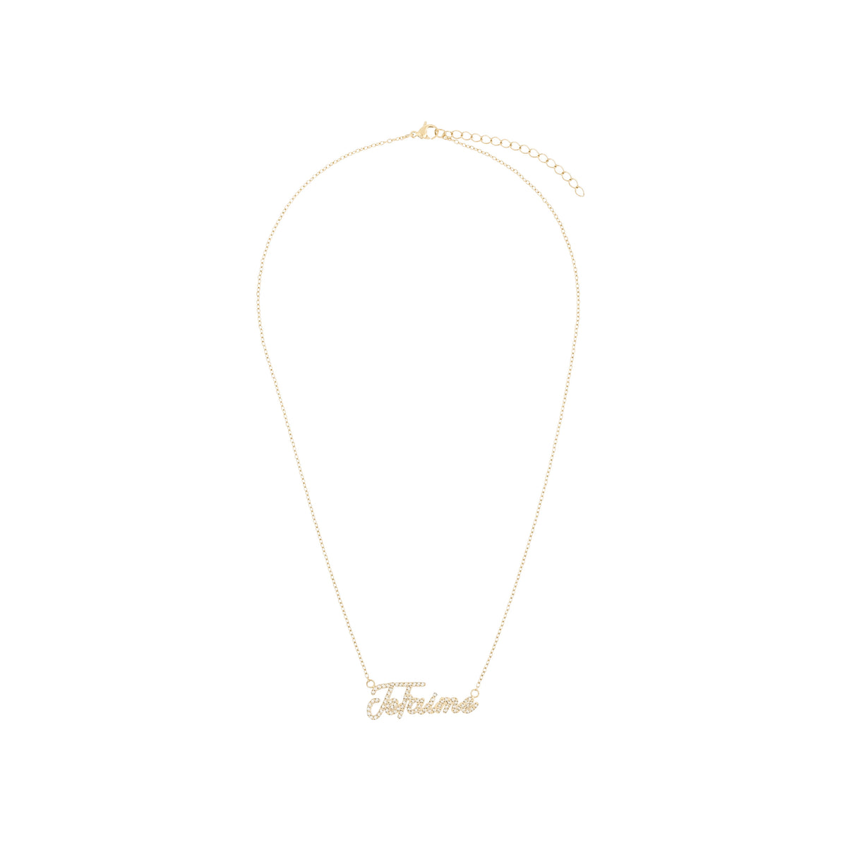 "Je T'aime" CRYSTAL NECKLACE