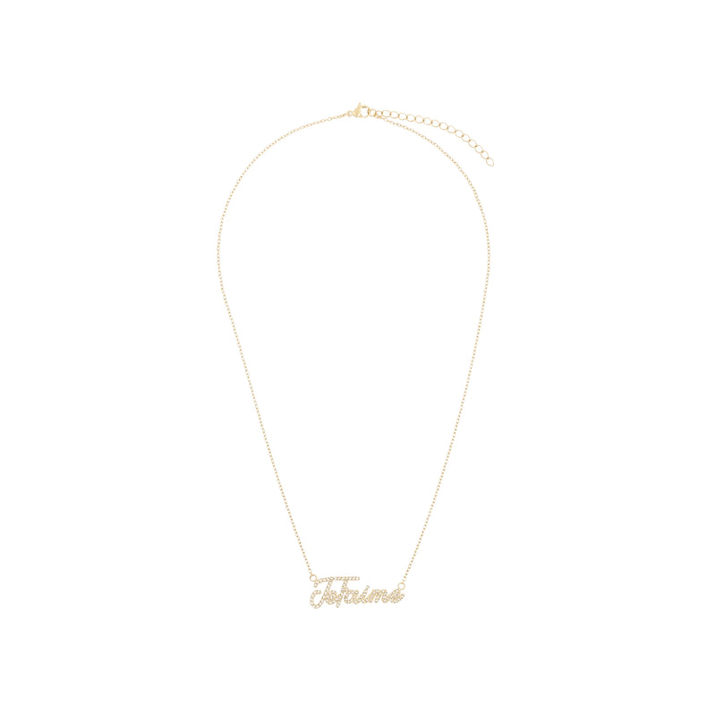 "Je T'aime" CRYSTAL NECKLACE