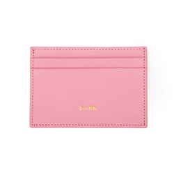 LEATHER CARD HOLDER NAPPA BUBBLEGUM PINK