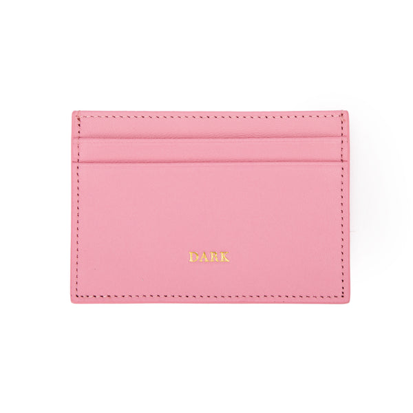 LEATHER CARD HOLDER NAPPA BUBBLEGUM PINK