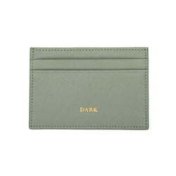 LEATHER CARD HOLDER NAPPA MILIEU GREEN