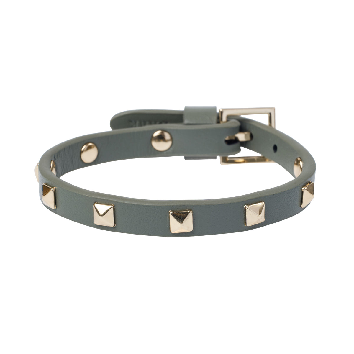 LEATHER STUD BRACELET MINI COOL ARMY