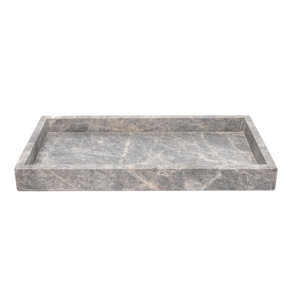 MARBLE TRAY L GREY