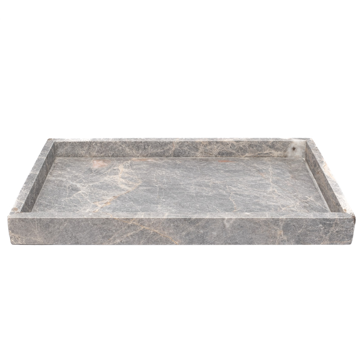 MARBLE TRAY WIDE GREY
