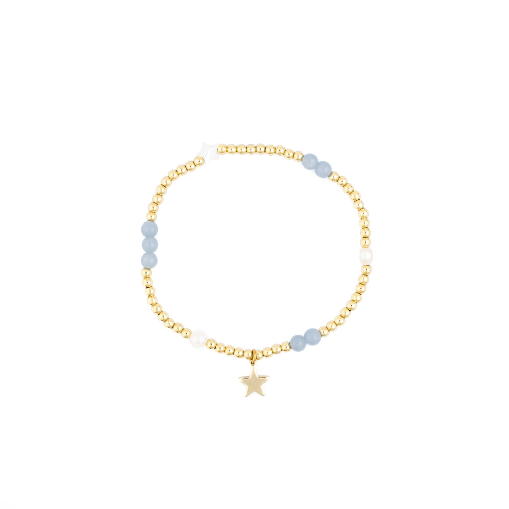 PEARL BRACELET 501 BLUE PEARL BRACELET 501 BLUE