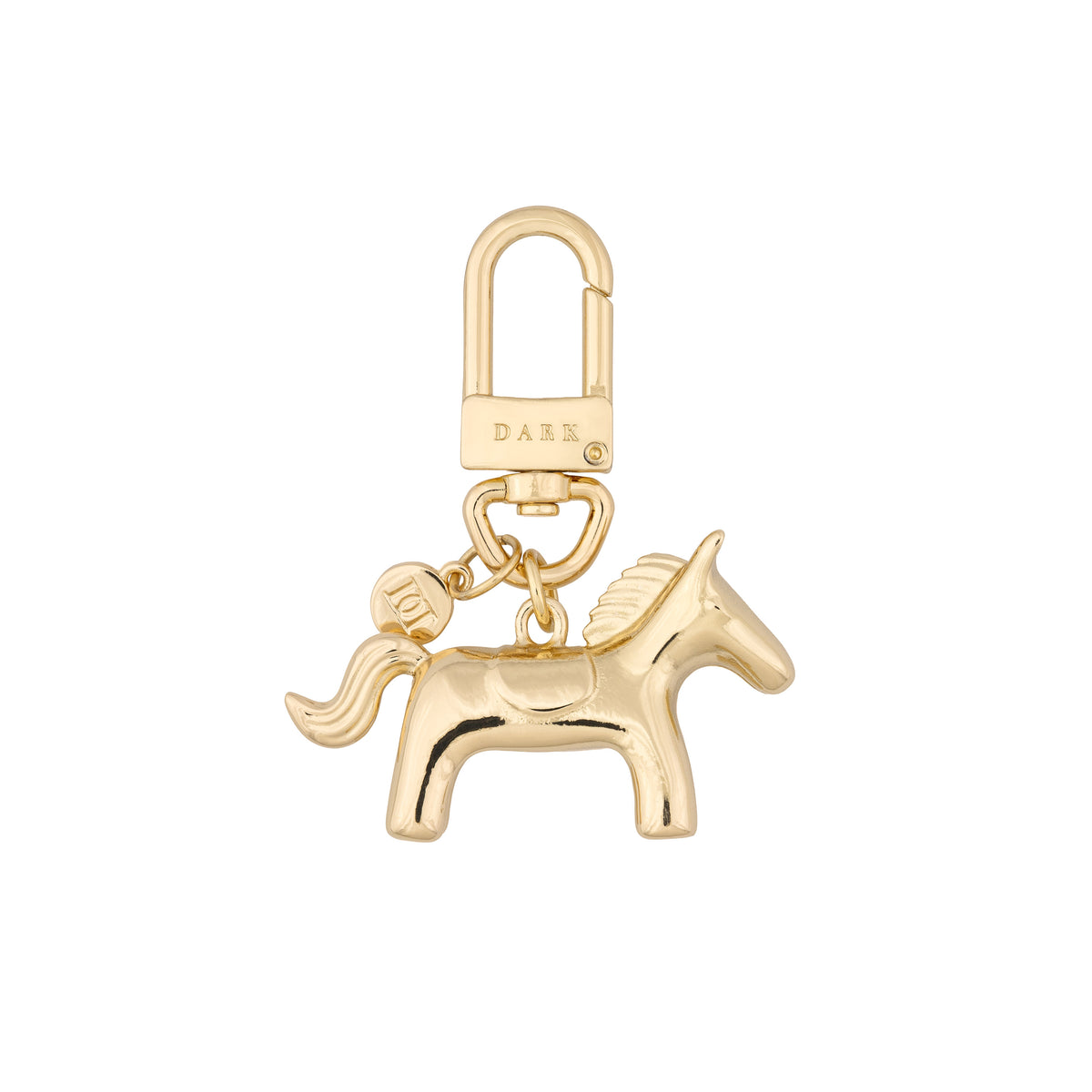 METAL SIGN BAG CHARM HORSE