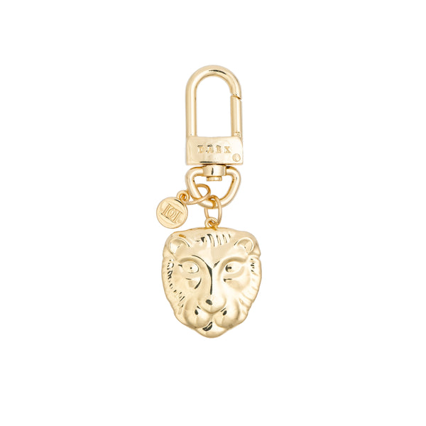 METAL SIGN BAG CHARM LION