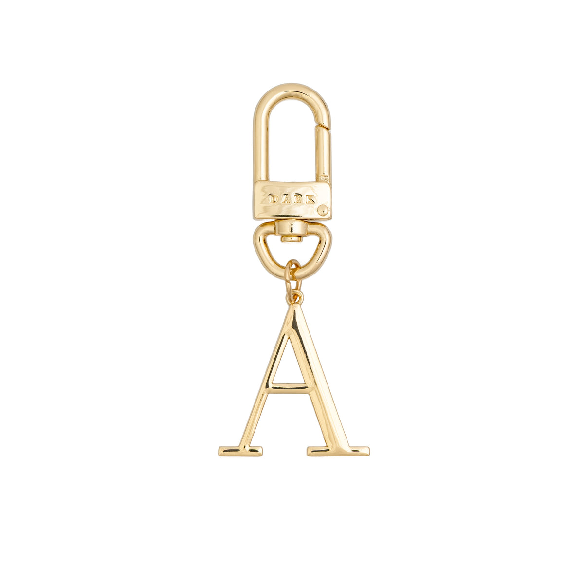 METAL LETTER BAG CHARM