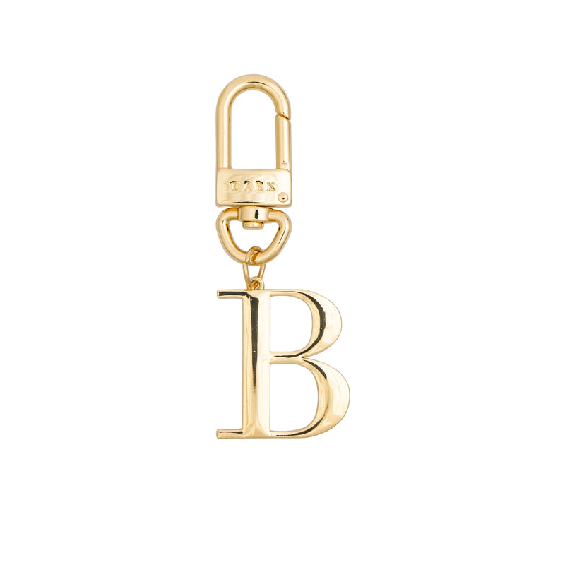 METAL LETTER BAG CHARM