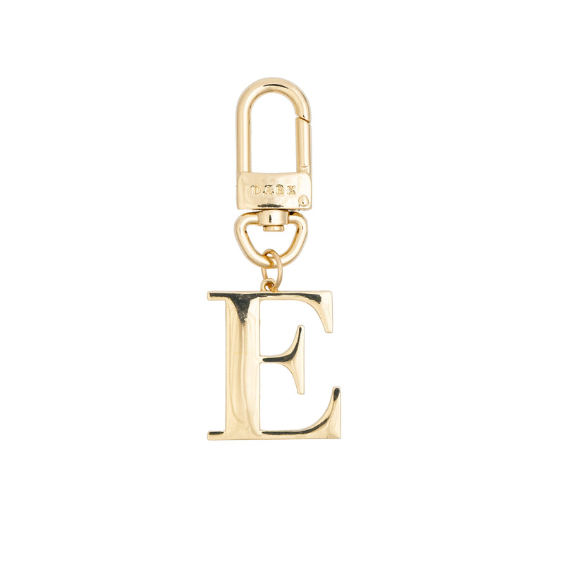 METAL LETTER BAG CHARM