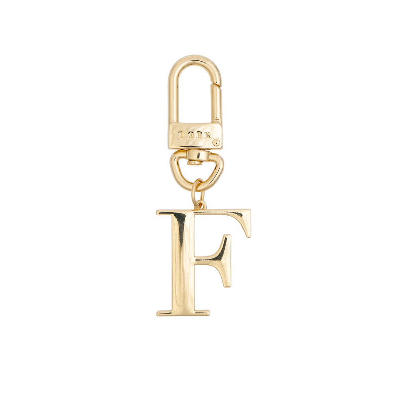 METAL LETTER BAG CHARM
