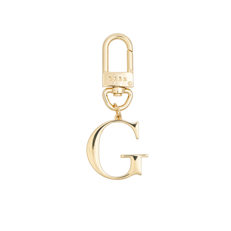 METAL LETTER BAG CHARM