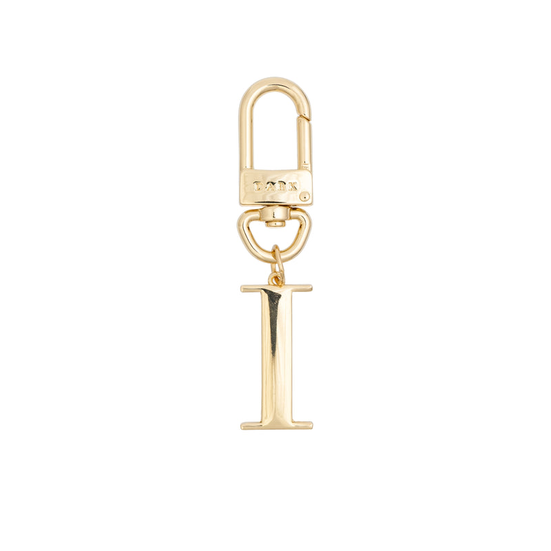 METAL LETTER BAG CHARM