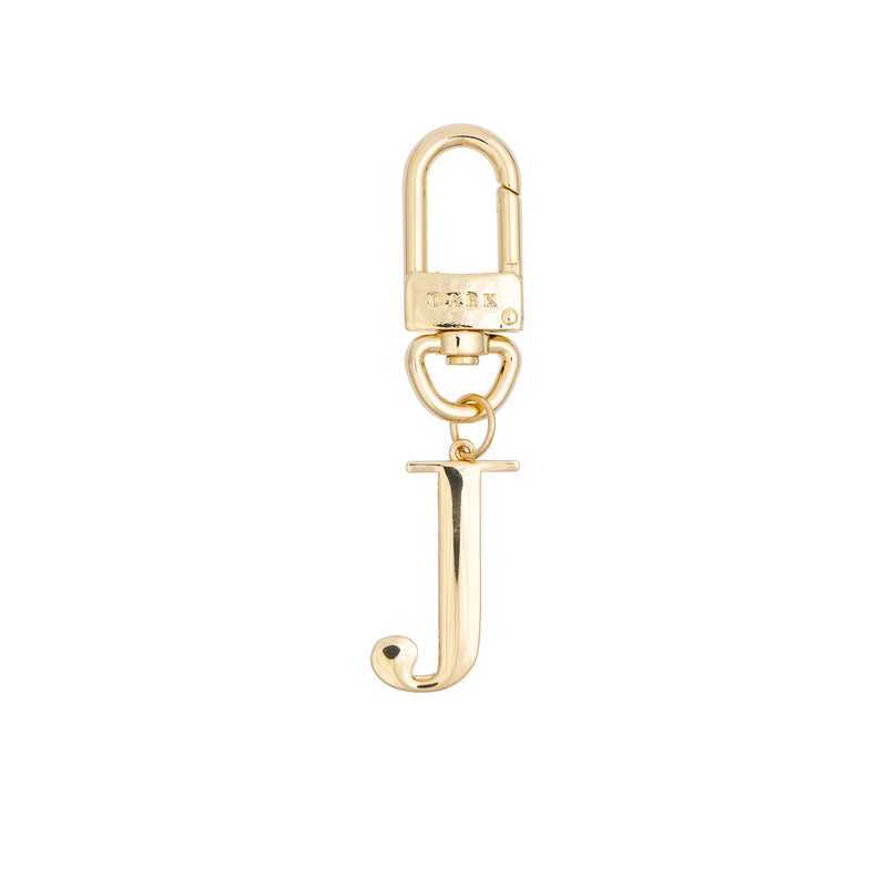 METAL LETTER BAG CHARM
