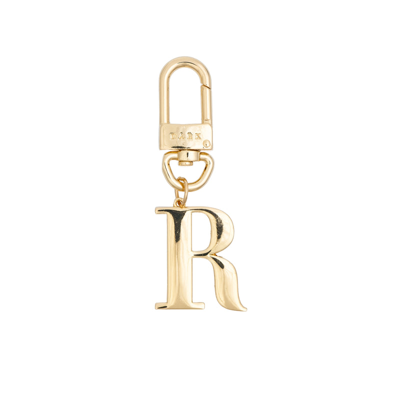 METAL LETTER BAG CHARM