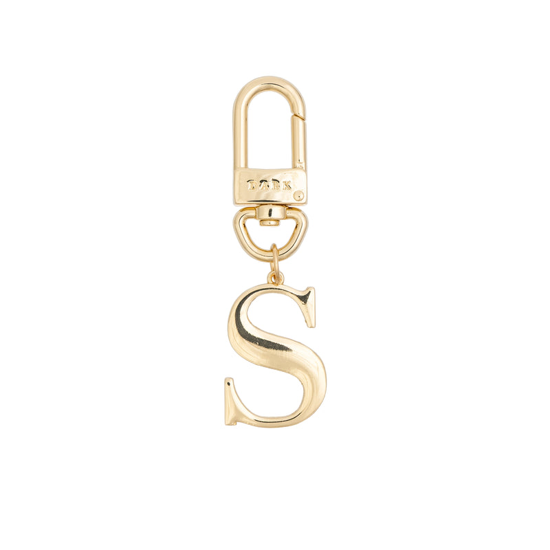 METAL LETTER BAG CHARM