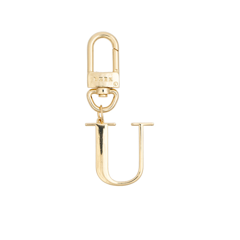 METAL LETTER BAG CHARM