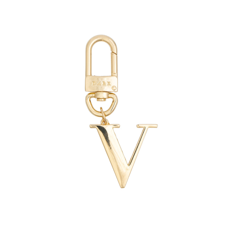 METAL LETTER BAG CHARM