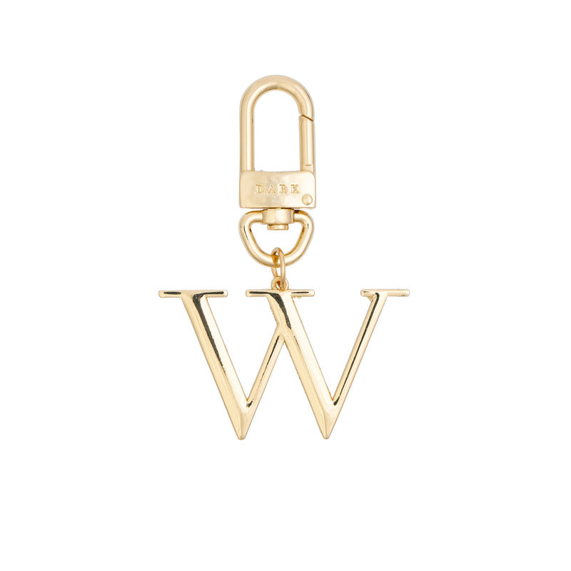 METAL LETTER BAG CHARM