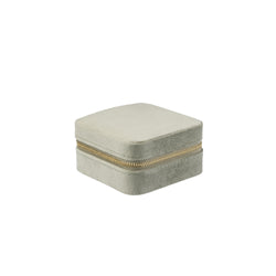 VELVET JEWELLERY BOX MINI MILIEU GREEN