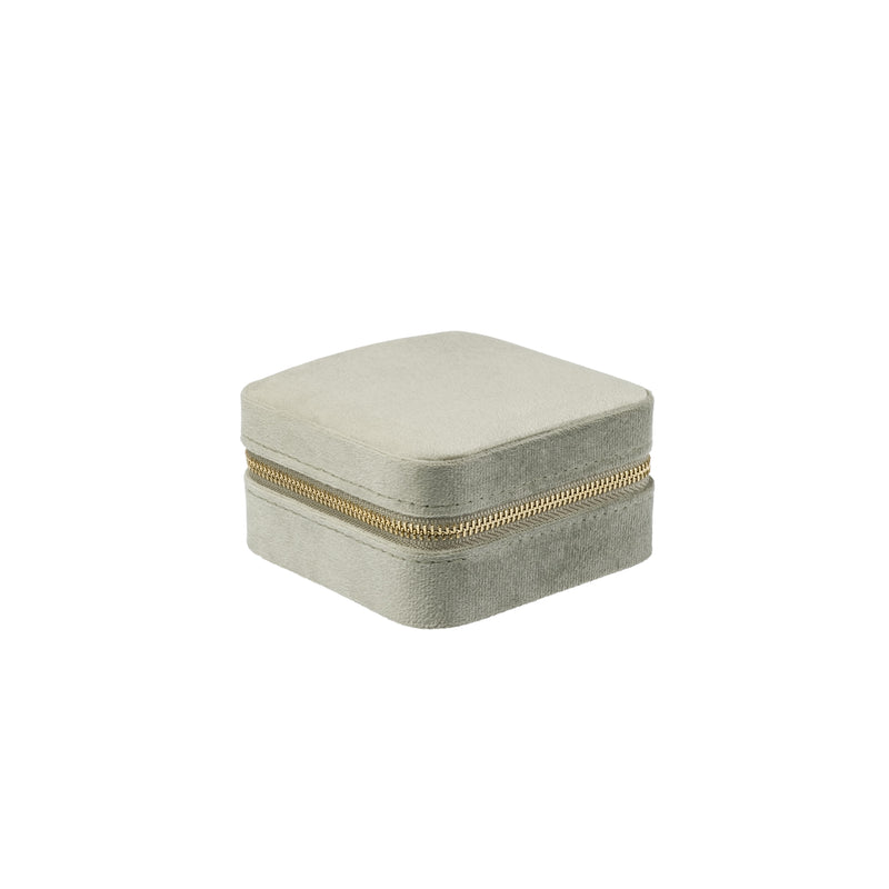 VELVET JEWELLERY BOX MINI MILIEU GREEN