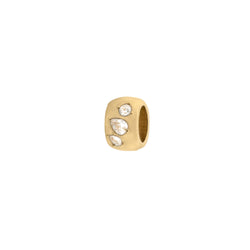 MULTISHAPED CRYSTAL SMALL BEAD CHARM
