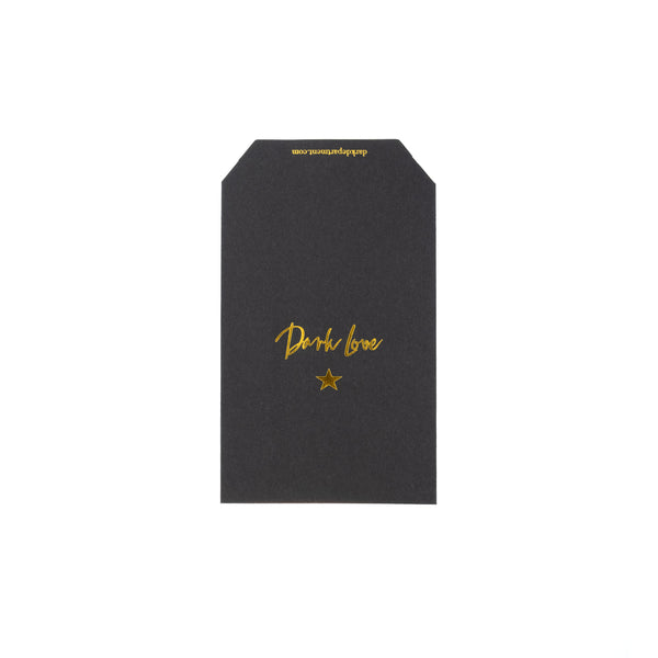 PAPER GIFT BAG SMALL BLACK W/GOLD