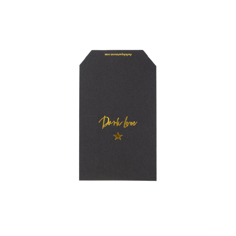 PAPER GIFT BAG SMALL BLACK W/GOLD