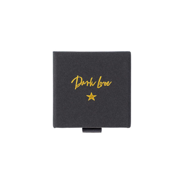 PAPER JEWELLERY BOX LARGE BLACK W/GOLD